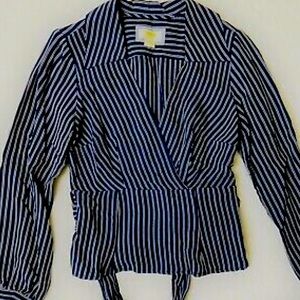 Anthropologie Maeve Blue Top/Blouse